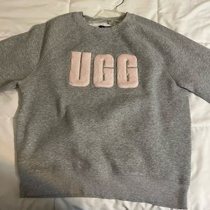 UGG Madeline Fuzzy Logo Crewneck